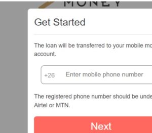 Biumoney Loans application stage 2